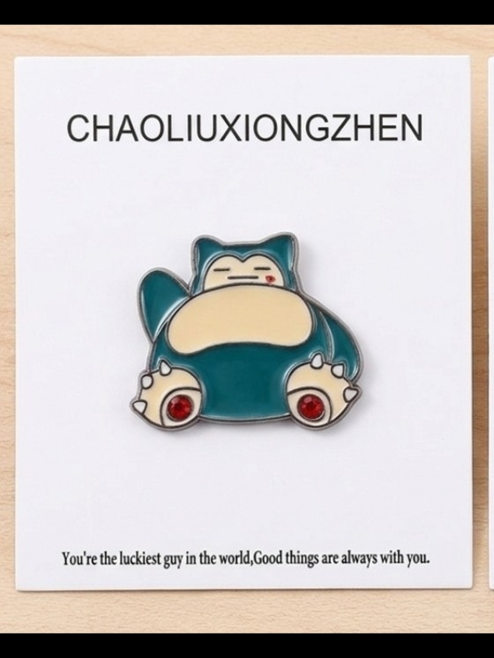 Snorlax Enamel Pin (Bundle Pricing Available)